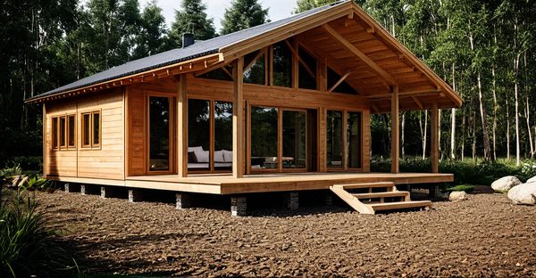 Construire une maison en bois plain-pied : confort et style