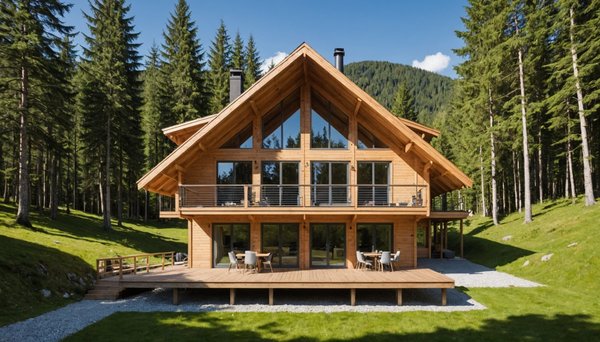 Chalet en bois design : votre refuge moderne et écologique